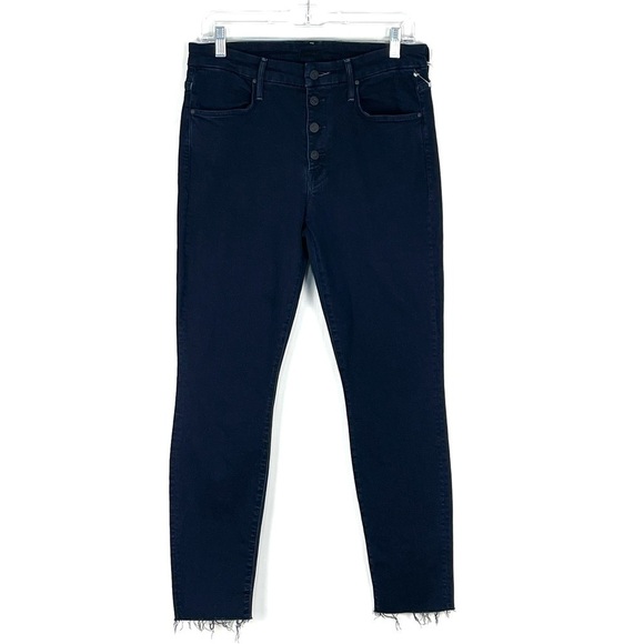 MOTHER THE PIXIE ANKLE FRAY HEM SKINNY JEANS - HOLDING HANDS - SZ - 30 (B537)